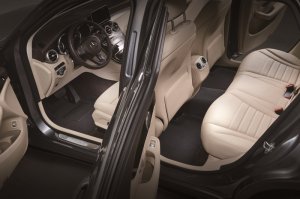 Porsche Macan Floor Mats - 3D MAXpider - KAGU Series - Black - `15-`26